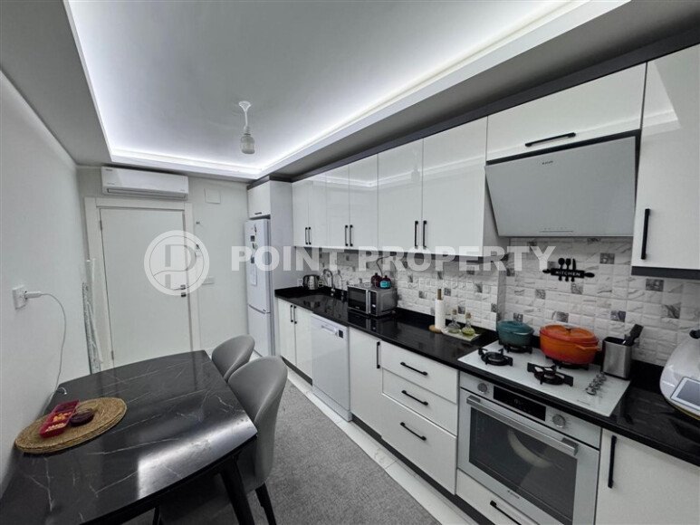 Уютная квартира 95 м² в центре Аланьи с отдельной кухней и подогревом пола-id-9992-фото-2