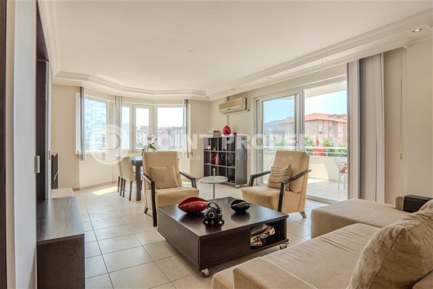 Светлая квартира 115 м² в центр Аланьи, Клеопатра, с мебелью и двумя балконами-id-9994-фото-2