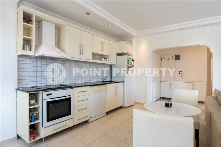 Светлая квартира 115 м² в центр Аланьи, Клеопатра, с мебелью и двумя балконами-id-9994-фото-4