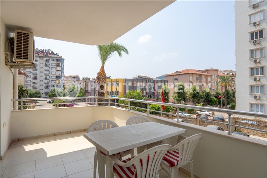 Светлая квартира 115 м² в центр Аланьи, Клеопатра, с мебелью и двумя балконами-id-9994-фото-11