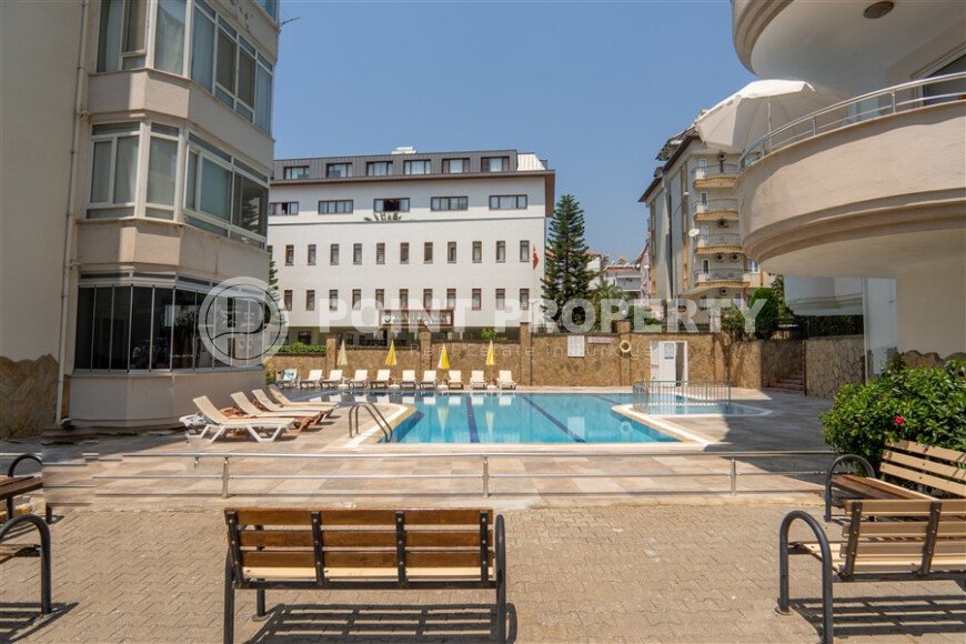 Светлая квартира 115 м² в центр Аланьи, Клеопатра, с мебелью и двумя балконами-id-9994-фото-13