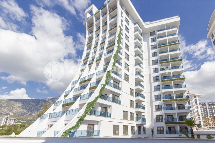 Просторный дуплекс 4+1, 130 м² с панорамным видом на море в элитном комплексе Махмутлара-id-9999-фото-1