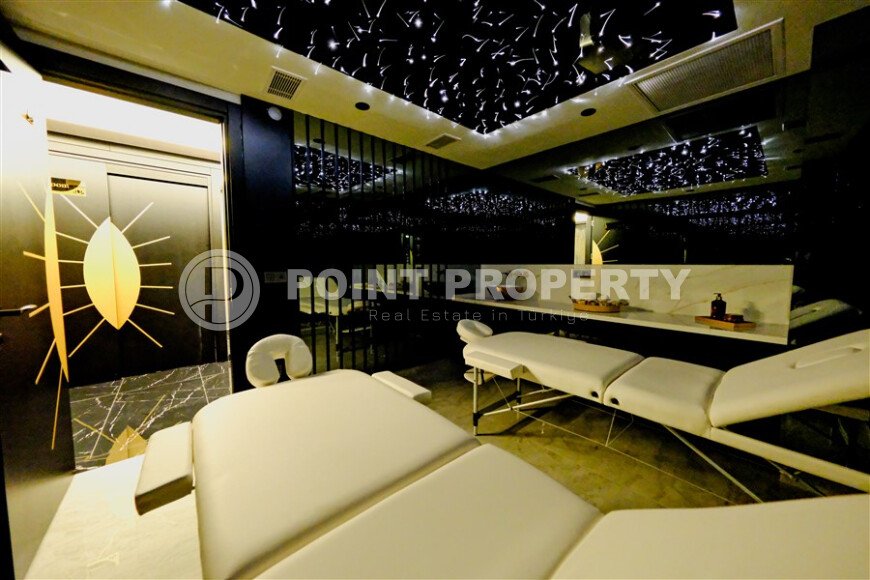 Квартира 1+1 с мебелью в новом комплексе 2023 года, 57 м², центр Алании – район Гюллерпынары-id-10001-фото-12