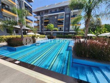 Stylish 2+1 apartment with separate kitchen and possibility of obtaining a residence permit - 110 m² in lower Oba, Alanya-id-10008-photo-12