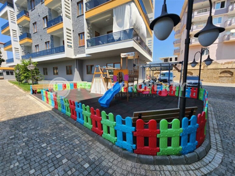 Стильная квартира 2+1 с отдельной кухней и возможностью получения ВНЖ — 110 м² в нижней Оба, Аланья-id-10008-фото-17