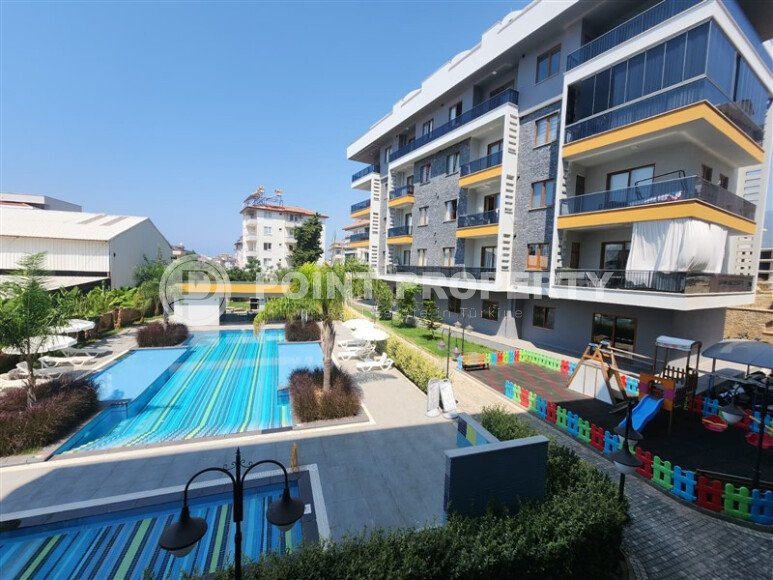 Стильная квартира 2+1 с отдельной кухней и возможностью получения ВНЖ — 110 м² в нижней Оба, Аланья-id-10008-фото-20