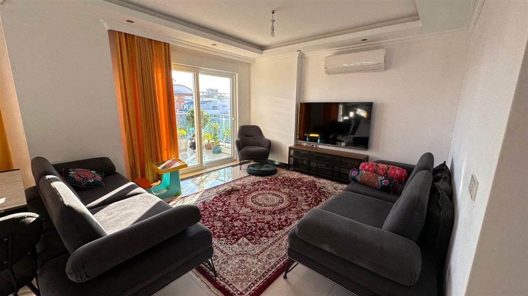 Spacious duplex 2+1 with terrace and sea view - 110 m², Mahmutlar-id-10010-photo-2