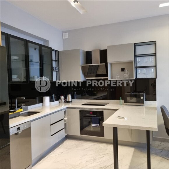 Уютная квартира 65 м² в районе Каргыджак с видом на море и на первой береговой линии-id-10011-фото-3