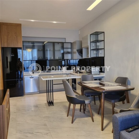 Уютная квартира 65 м² в районе Каргыджак с видом на море и на первой береговой линии-id-10011-фото-4