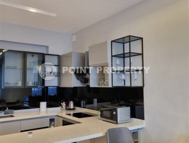 Уютная квартира 65 м² в районе Каргыджак с видом на море и на первой береговой линии-id-10011-фото-5