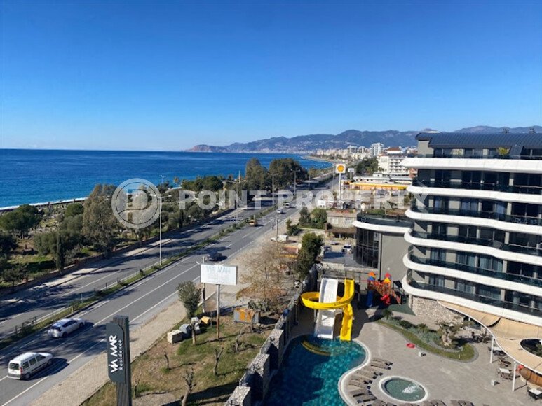 Уютная квартира 65 м² в районе Каргыджак с видом на море и на первой береговой линии-id-10011-фото-14