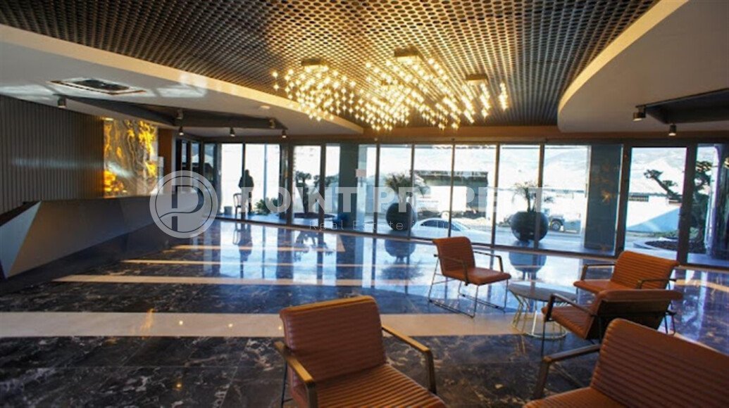 Уютная квартира 65 м² в районе Каргыджак с видом на море и на первой береговой линии-id-10011-фото-15