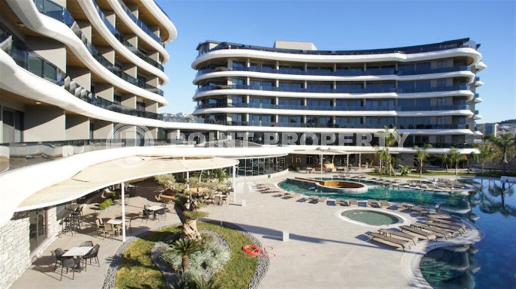 Уютная квартира 65 м² в районе Каргыджак с видом на море и на первой береговой линии-id-10011-фото-18