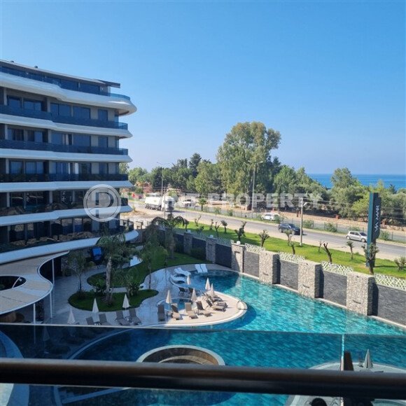 Уютная квартира 65 м² в районе Каргыджак с видом на море и на первой береговой линии-id-10011-фото-37