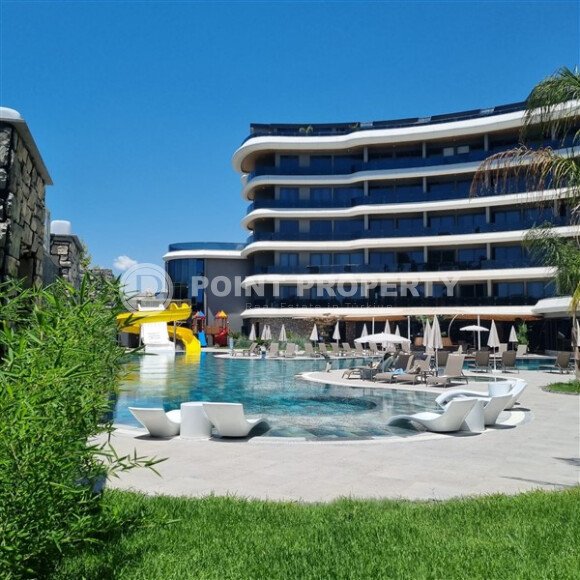 Уютная квартира 65 м² в районе Каргыджак с видом на море и на первой береговой линии-id-10011-фото-38