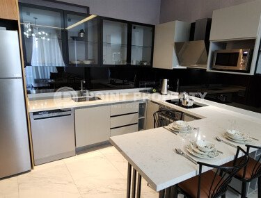 Стильная квартира 65 м² в районе Каргыджак на первой береговой линии-id-10012-фото-3