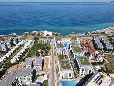 Luxury 1+1 apartment with sea view in elite complex on the first coastline, Kargicak-id-10014-photo-6
