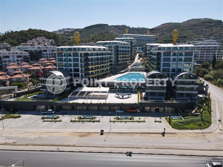 Шикарная квартира 1+1 с видом на море в элитном комплексе на первой береговой линии, Каргыджак-id-10014-фото-8