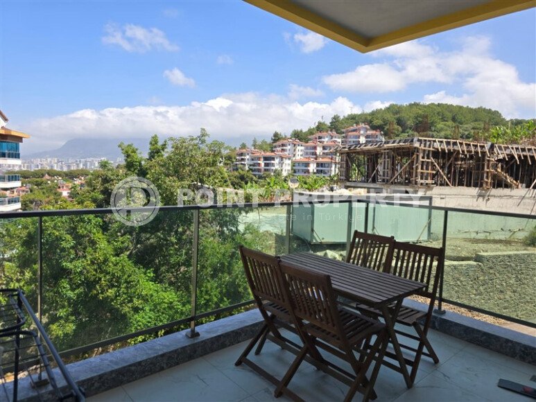 Шикарная квартира 1+1 с видом на море в элитном комплексе на первой береговой линии, Каргыджак-id-10014-фото-12