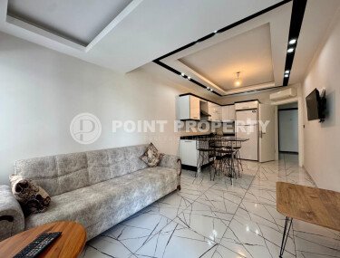 Меблированная квартира 1+1 в элитном комплексе в центре Аланьи — 10 минут до Красной башни-id-9925-фото-3