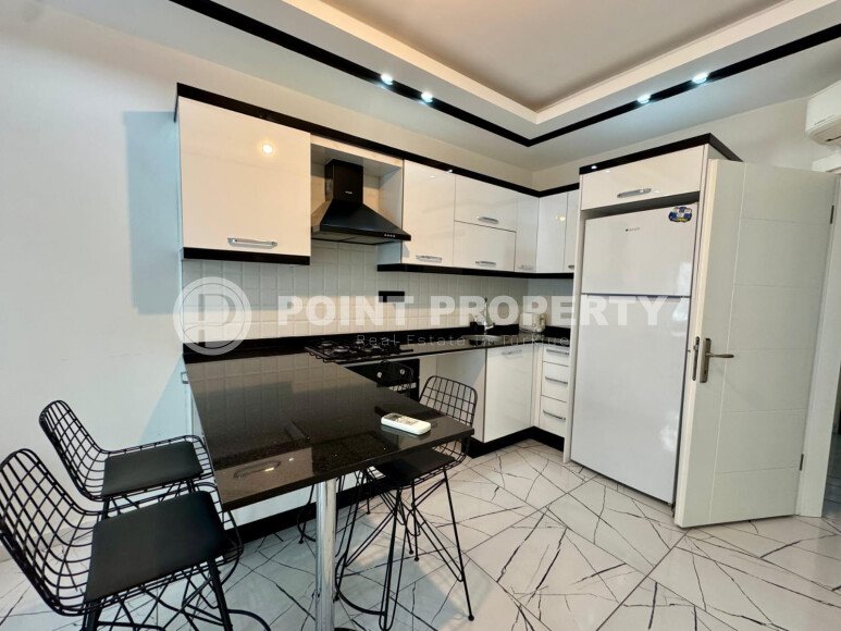 Меблированная квартира 1+1 в элитном комплексе в центре Аланьи — 10 минут до Красной башни-id-9925-фото-4