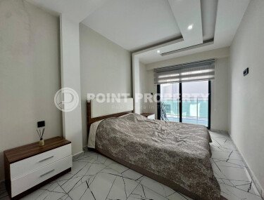 Меблированная квартира 1+1 в элитном комплексе в центре Аланьи — 10 минут до Красной башни-id-9925-фото-5