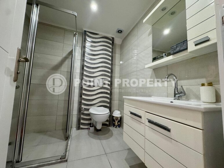 Меблированная квартира 1+1 в элитном комплексе в центре Аланьи — 10 минут до Красной башни-id-9925-фото-6