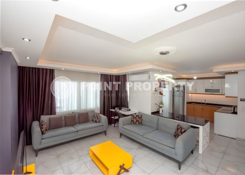 Двухуровневая квартира 2+1 в центре Махмутлара, всего в 300 метрах от моря-id-10023-фото-2