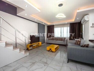 Двухуровневая квартира 2+1 в центре Махмутлара, всего в 300 метрах от моря-id-10023-фото-3