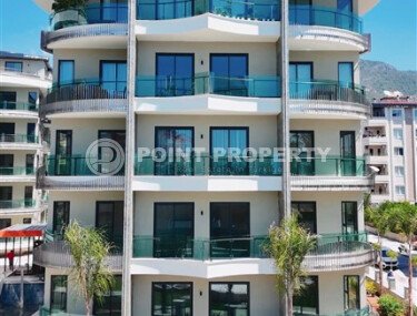 Modern apartment 50 m² in a prestigious complex near the sea, center of Alanya-id-10029-photo-1