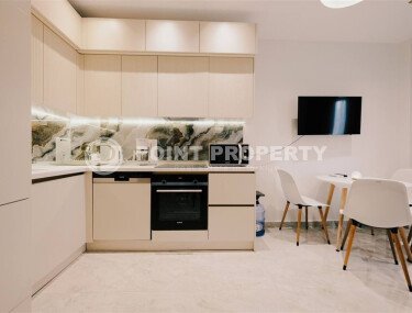 Modern apartment 50 m² in a prestigious complex near the sea, center of Alanya-id-10029-photo-3