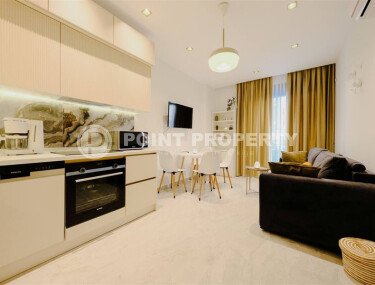 Modern apartment 50 m² in a prestigious complex near the sea, center of Alanya-id-10029-photo-4