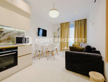 Современная квартира 50 м² в престижном комплексе недалеко от моря, центр Аланьи-id-10029-фото-5