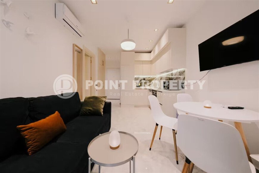 Modern apartment 50 m² in a prestigious complex near the sea, center of Alanya-id-10029-photo-7