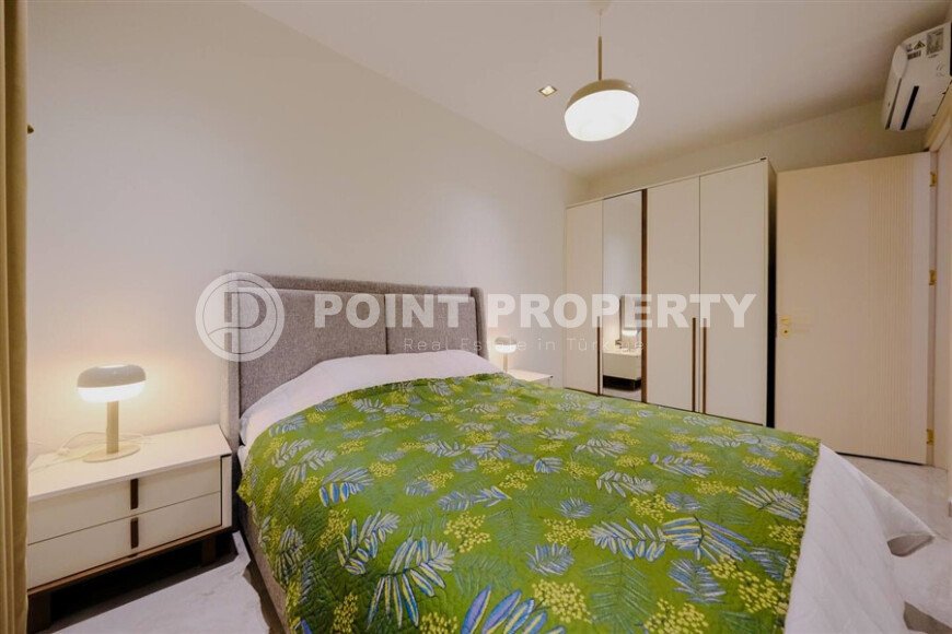 Modern apartment 50 m² in a prestigious complex near the sea, center of Alanya-id-10029-photo-8