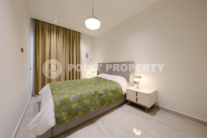 Modern apartment 50 m² in a prestigious complex near the sea, center of Alanya-id-10029-photo-9