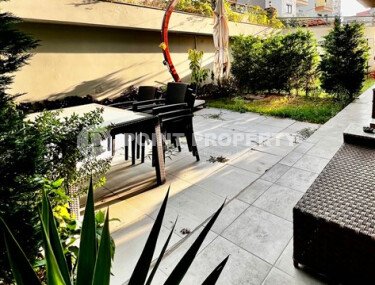Garden duplex 2+1 in Oba with private garden and furniture-id-10035-photo-1