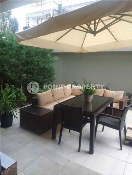 Садовый дуплекс 2+1 в районе Оба с личным садом и мебелью-id-10035-фото-2