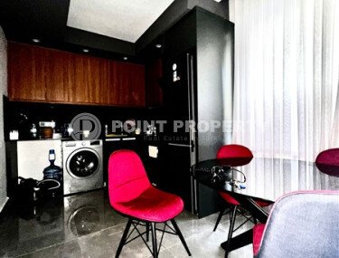 Садовый дуплекс 2+1 в районе Оба с личным садом и мебелью-id-10035-фото-3