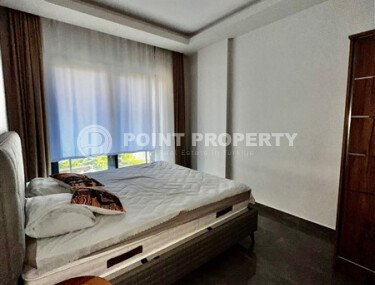 Садовый дуплекс 2+1 в районе Оба с личным садом и мебелью-id-10035-фото-5