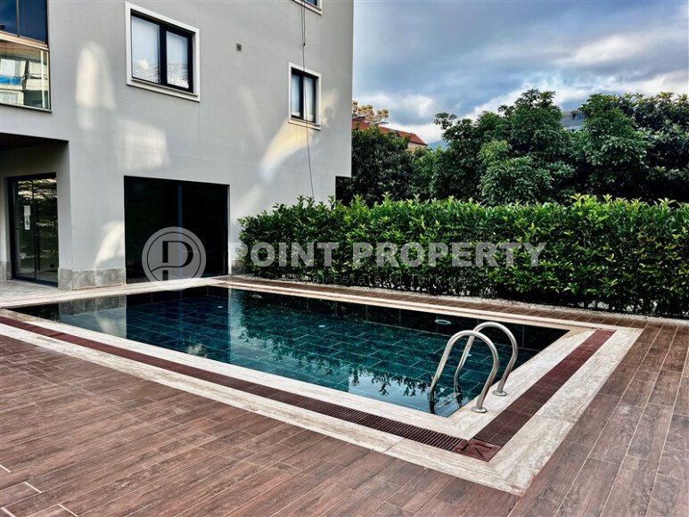 Садовый дуплекс 2+1 в районе Оба с личным садом и мебелью-id-10035-фото-13