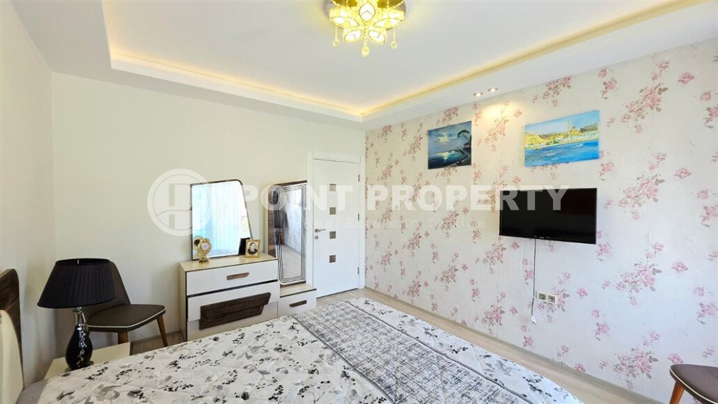 Стильная квартира 2+1 в комплексе отельного типа в Махмутларе-id-10038-фото-10