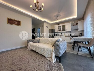 Уютный дуплекс 85 m² в районе Оба с видом на море и крепость-id-10041-фото-4