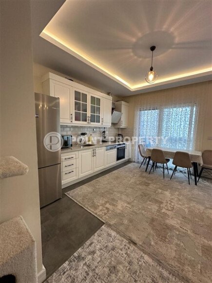 Уютный дуплекс 85 m² в районе Оба с видом на море и крепость-id-10041-фото-2