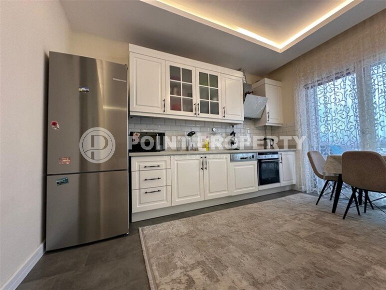 Уютный дуплекс 85 m² в районе Оба с видом на море и крепость-id-10041-фото-3