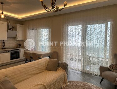 Уютный дуплекс 85 m² в районе Оба с видом на море и крепость-id-10041-фото-5