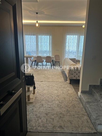 Уютный дуплекс 85 m² в районе Оба с видом на море и крепость-id-10041-фото-6