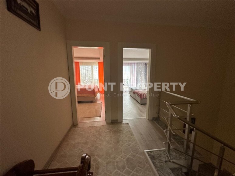 Уютный дуплекс 85 m² в районе Оба с видом на море и крепость-id-10041-фото-10