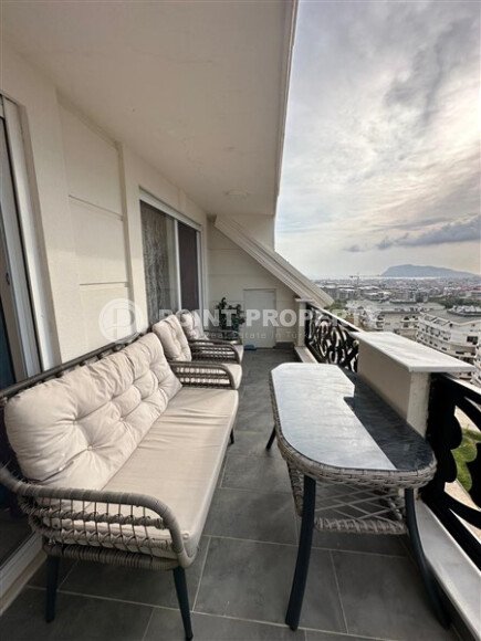 Уютный дуплекс 85 m² в районе Оба с видом на море и крепость-id-10041-фото-12