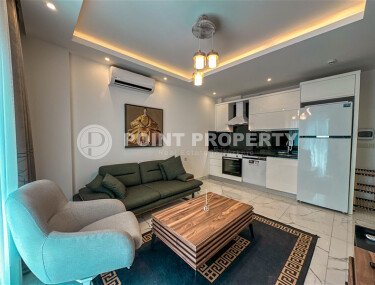 Стильная квартира 45 м², центр Аланьи-id-10045-фото-1